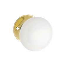 Polished Brass / White